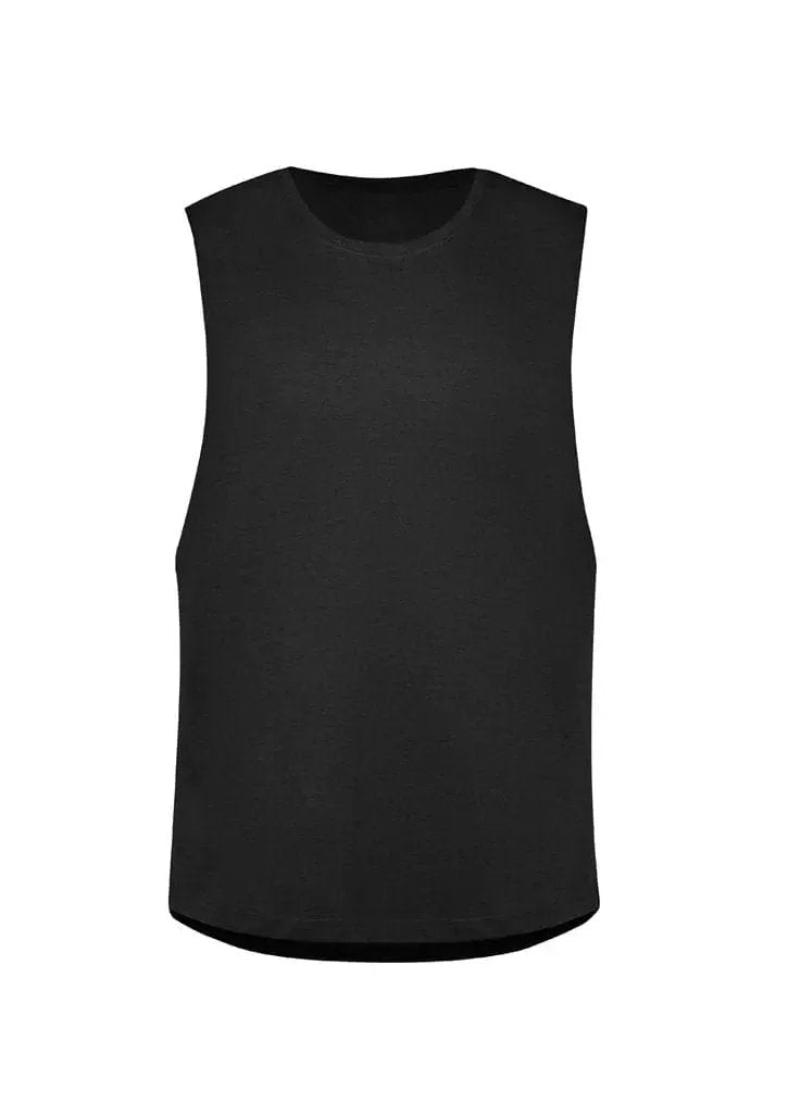 Mens Streetworx Sleeveless Tee ZH137 Syzmik Black XS